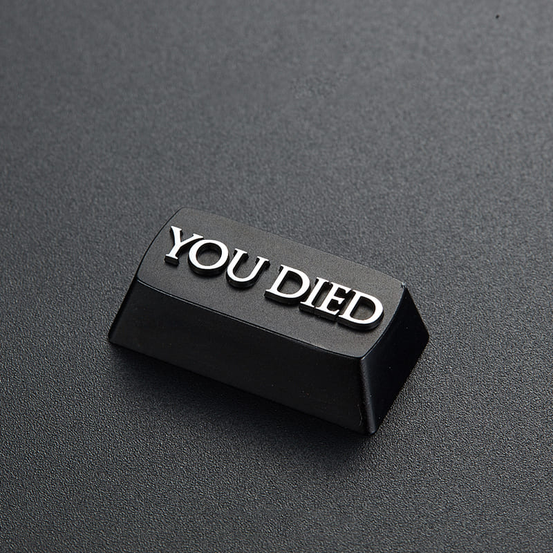 3D Custom Backspace Keycaps - Game Died