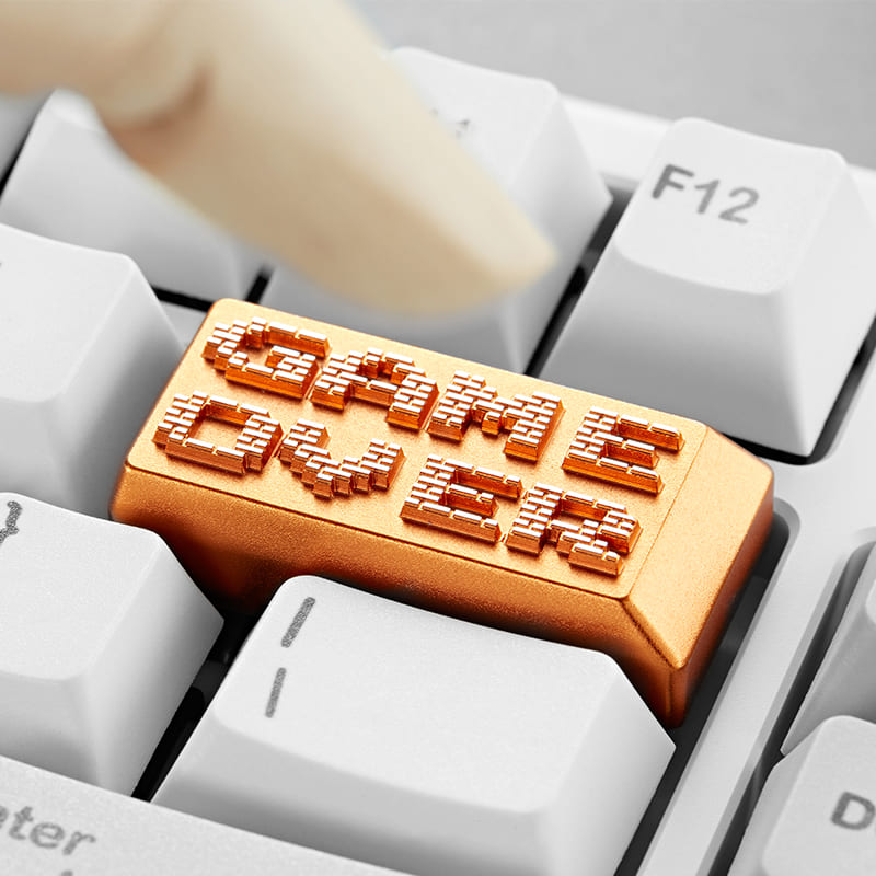 3D Custom Backspace Keycaps - Game Over