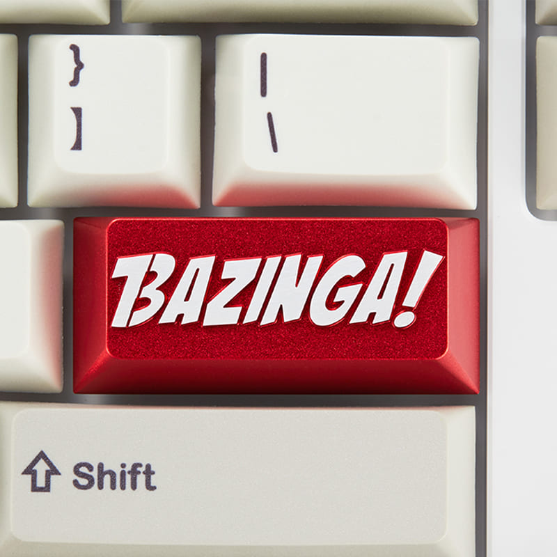 3D Custom Keycaps - Bazinga!