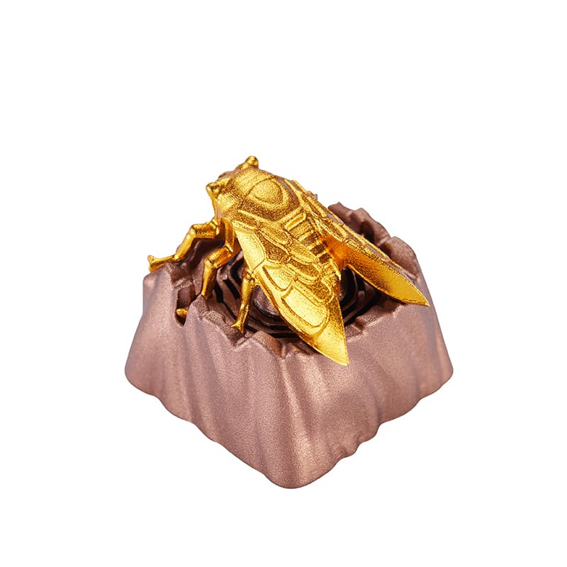 3D Custom Keycaps - Golden Cicada