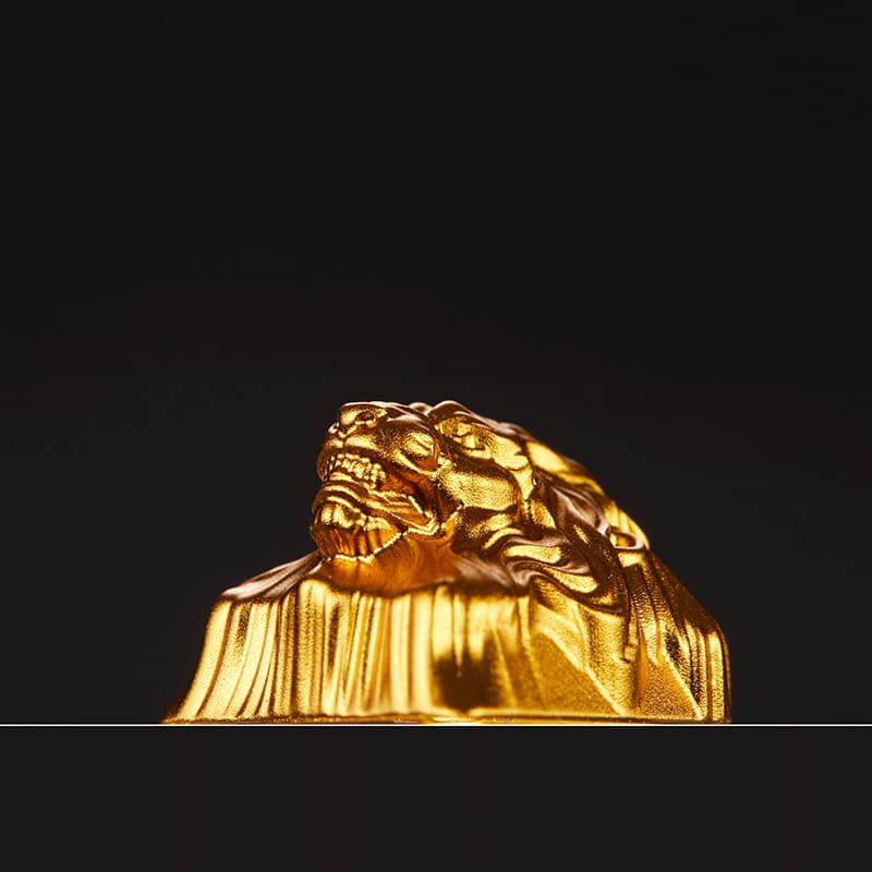 3D Custom Keycaps - Golden Lion