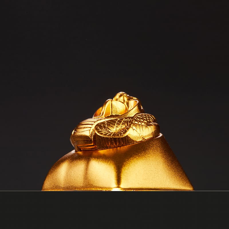 3D Custom Keycaps - Golden Snake