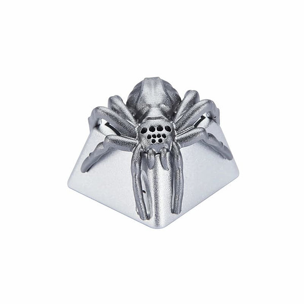 3D Custom Keycaps - Silver Spider