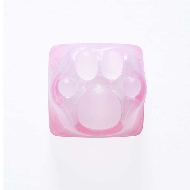 Cat Paw Artisan Keycaps - ABS Base - Sakura Pink