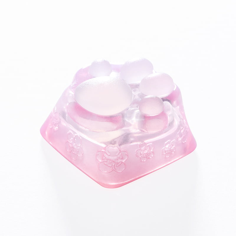 Cat Paw Artisan Keycaps - ABS Base - Sakura Pink