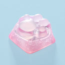 Cat Paw Artisan Keycaps - ABS Base - Sakura Pink