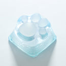 Cat Paw Artisan Keycaps - ABS Base - Tiffany Blue