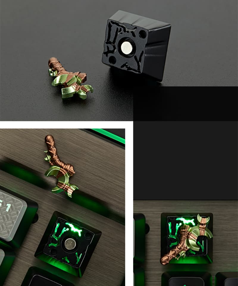 Dota Artisan Keycaps - Forcestaff