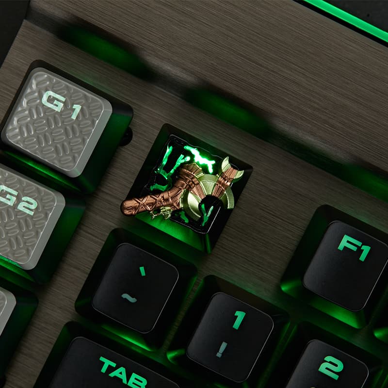 Dota Artisan Keycaps - Forcestaff