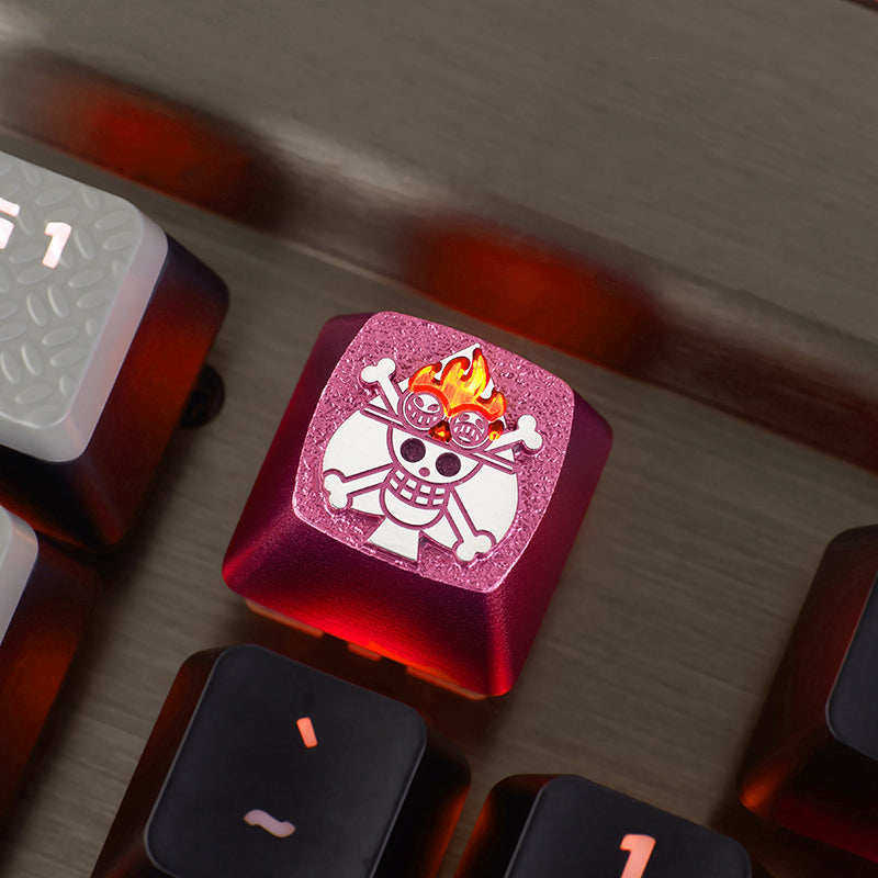 One Piece Artisan Keycaps - Ace