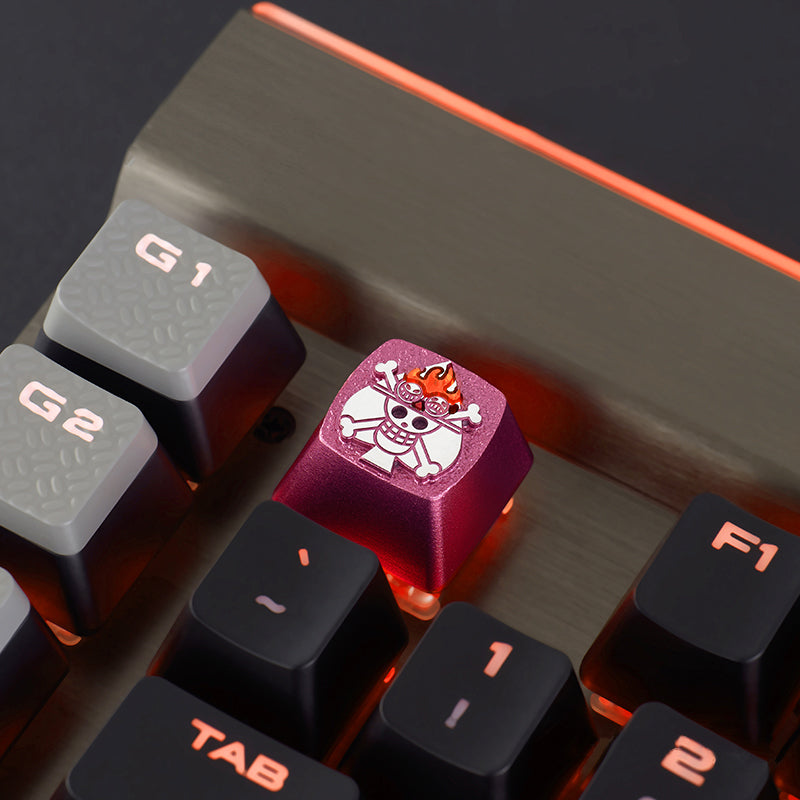 One Piece Artisan Keycaps - Ace