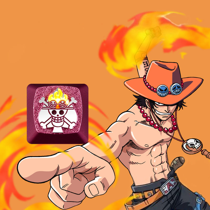 One Piece Artisan Keycaps - Ace