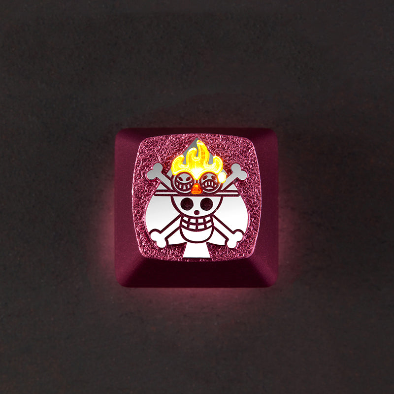 One Piece Artisan Keycaps - Ace