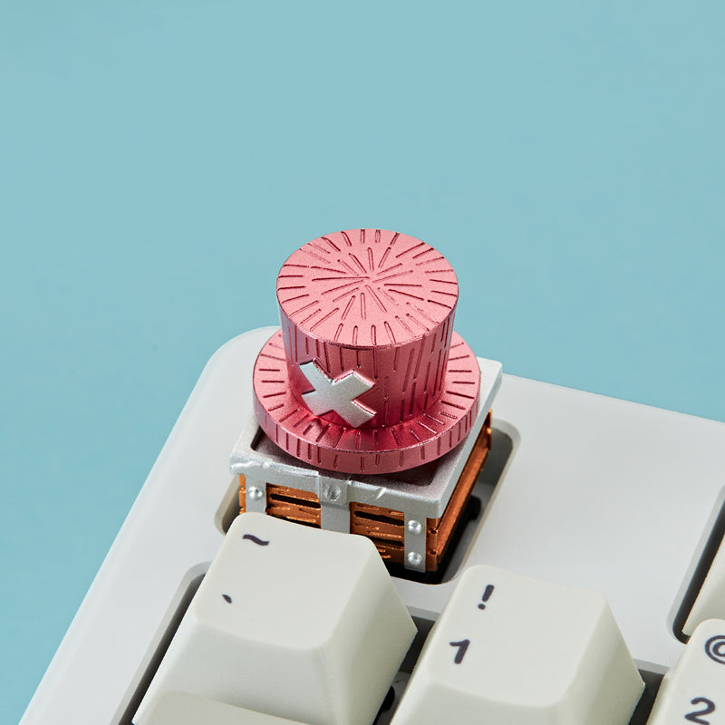 One Piece Artisan Rotating Keycaps - Chopper hat