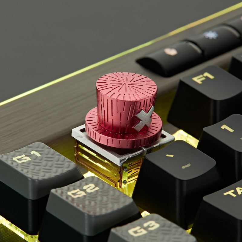 One Piece Artisan Rotating Keycaps - Chopper hat