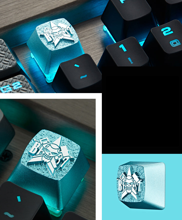 One Piece Artisan Keycaps - Franky