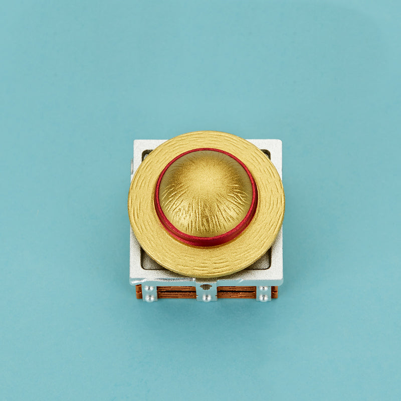 One Piece Artisan Rotating Keycaps - Straw Hat